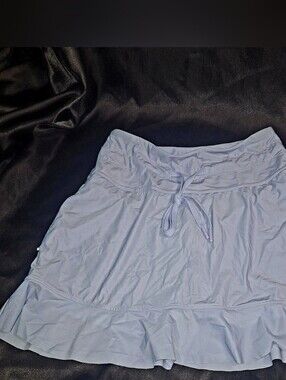 New Iseegz Athletic Skort~Tennis~Golf~Swim~Zip Pockets~Ruffle~Small